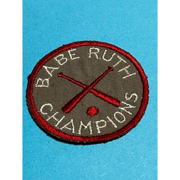 1935 Babe Ruth Quaker Oats Champions Patch Vintage 3